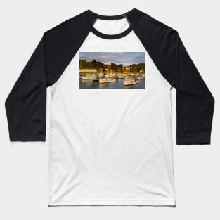 Morning Light on the Perkins Cove Fleet Baseball T-Shirt